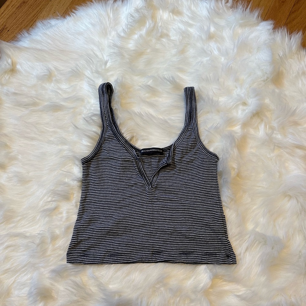 brandy melville striped tank